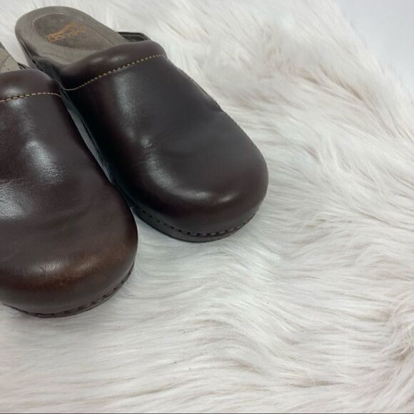 Dansko Nursing Brown Leather Clogs size 8.5/9 - Picture 5 of 8